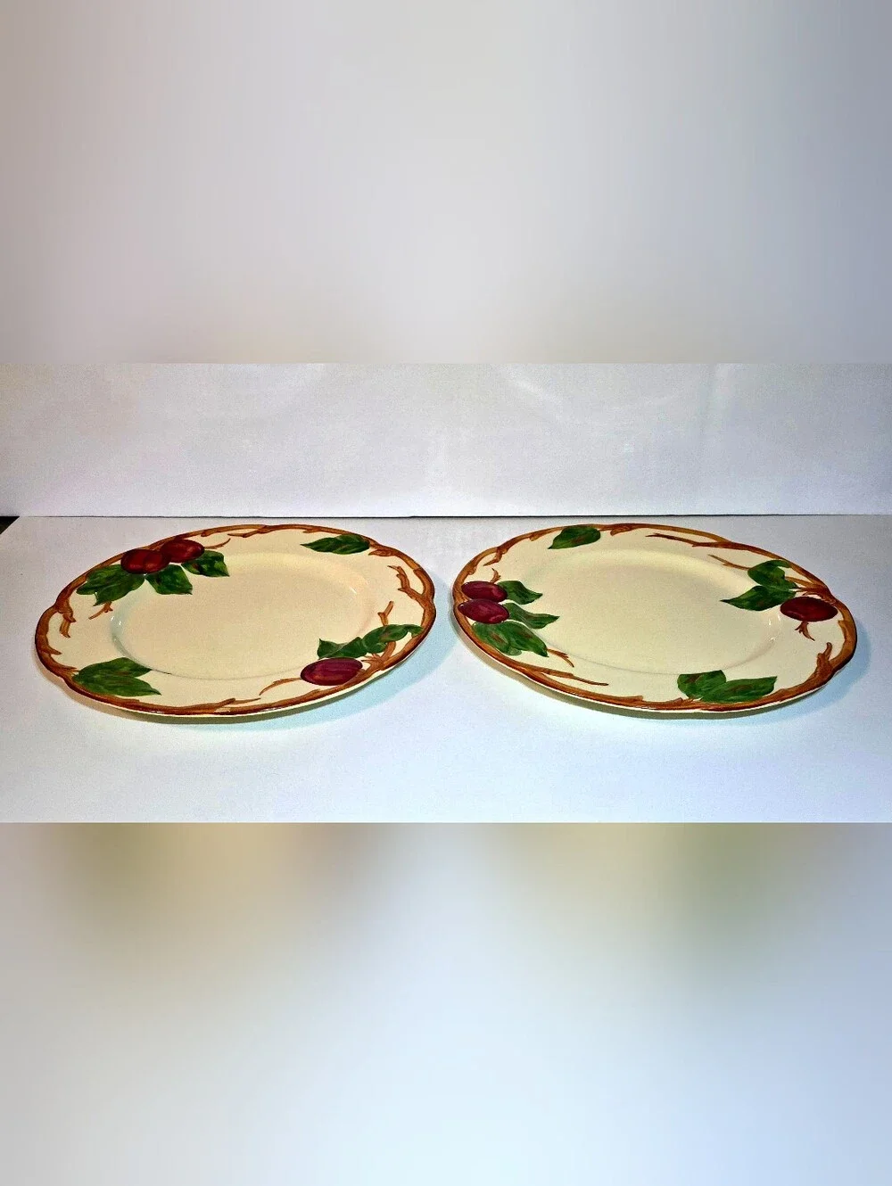Franciscan Apple Earthenware Plates 9.5